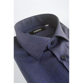 Baldinini Trend Blue Cotton Shirt